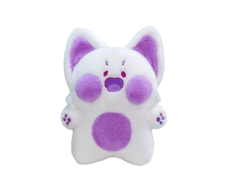 Peluche HXDZFX Gato Morado Garabato 35 cm