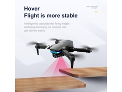 Mini dron plegable KY910 con una sola cámara 4K (1 baterías - Duración de la batería: 12 min - Gris)