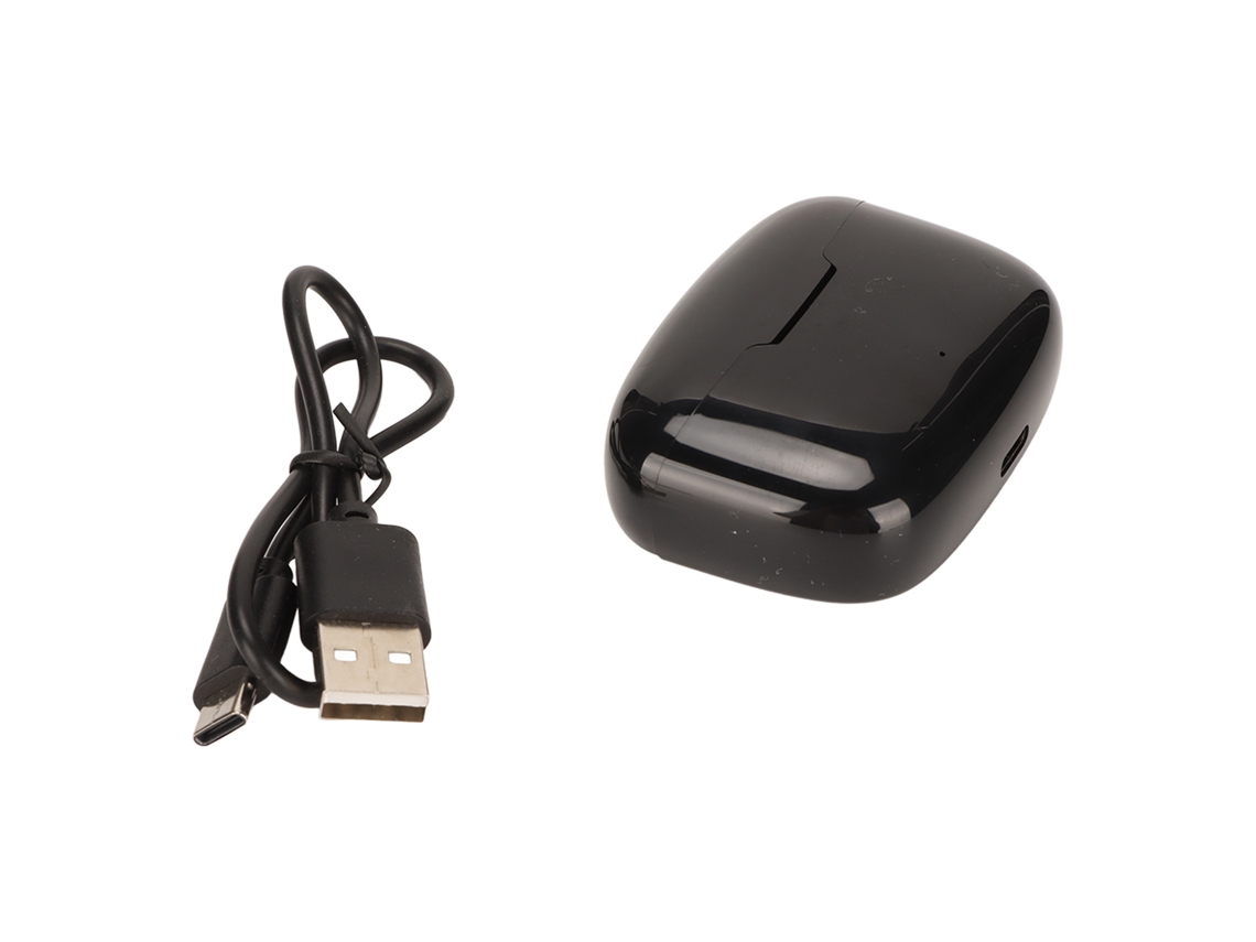 Auriculares Inalámbricos Bluetooth 5.1 Con Control Táctil Inteligente, Sonido Hifi, Batería De Larga Duración, Color Negro.