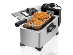 Freidora con aceite CECOTEC Cleanfry (3 kg - inox)