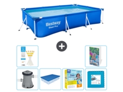 Bestway Piscina Bestway Steel Pro Retangular - 300x201x66 Cm - 7-peças S276