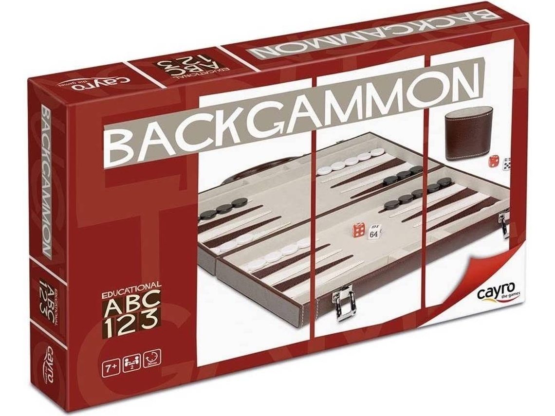 Juego de Estrategia CAYRO Backgammon (Edad Mínima: 7 Años)