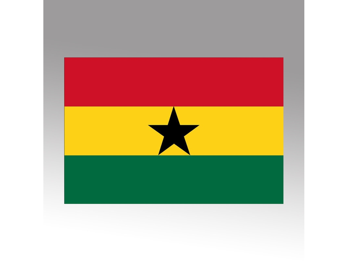 (Ghana) Banderas, Banderas nacionales, Banderas de apoyo a partidos de fútbol, 90 x 150 cm