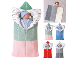 Saco De Dormir Para Bebé, Saco De Dormir Acolchado Antipatadas Con Cremallera Para Bebés De 0 A 24 Meses, Verde Czhhmart