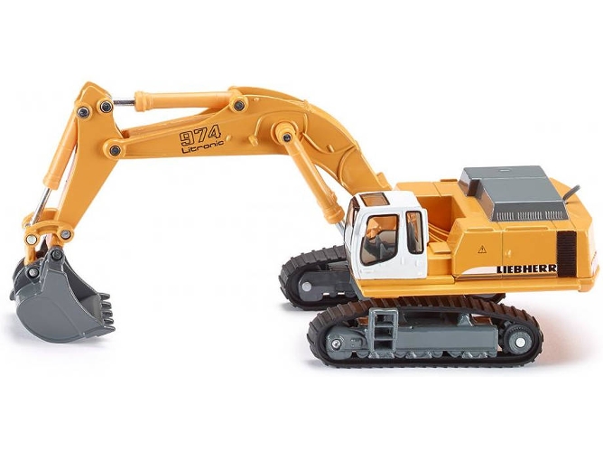 Vehículo SIKU Escavadora Hidráulica Liebherr Com Lagartas