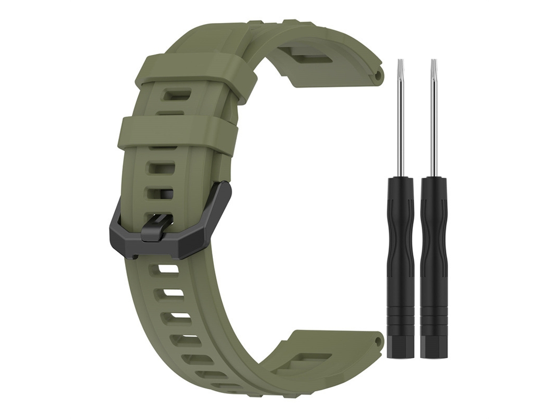 Correa De Repuesto De Silicona Suave Para Reloj Inteligente Amazfit T-rex Ultra A2142 Verde Panoona