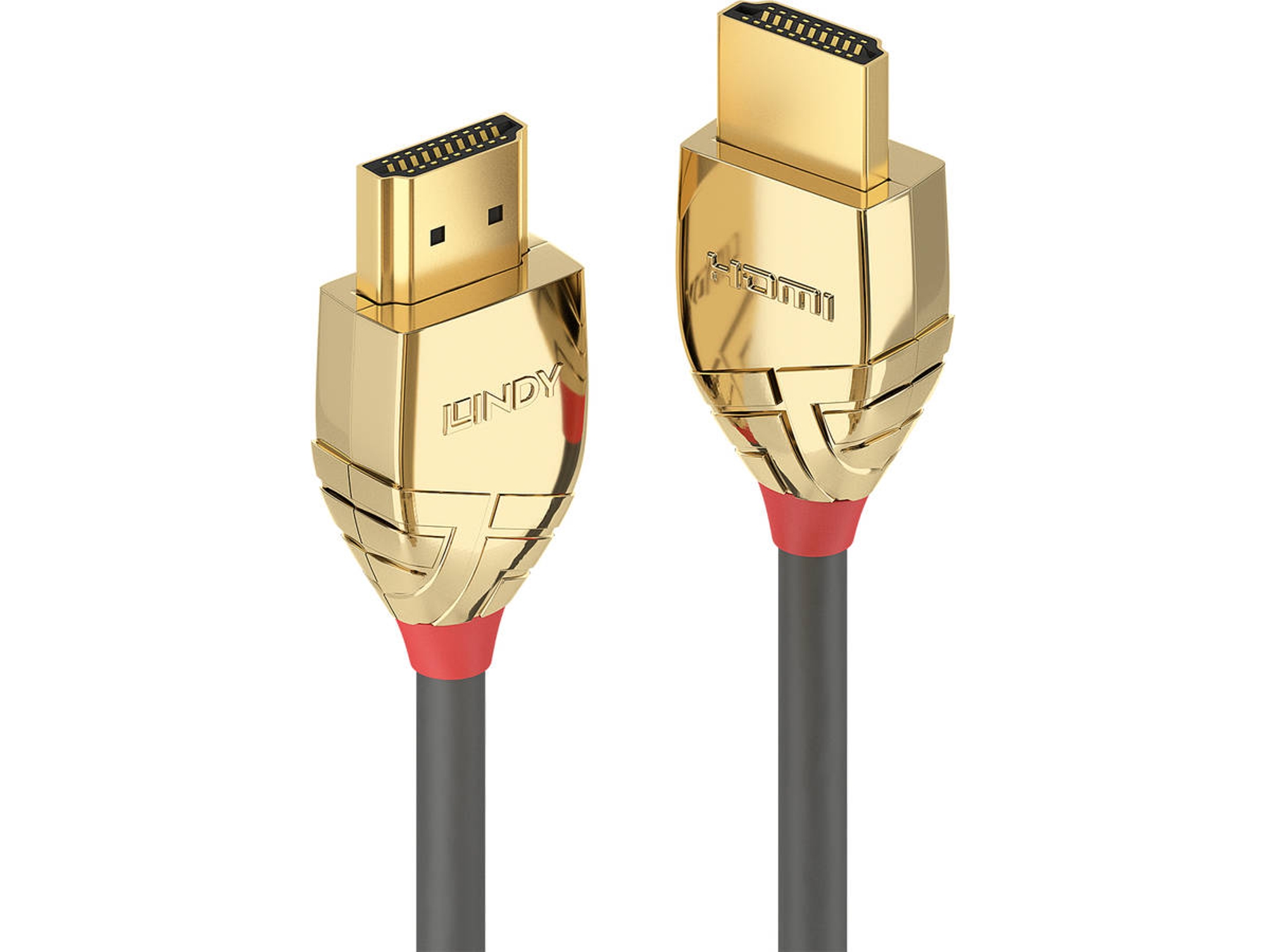 Cable HDMI LINDY (2 m - Gris)