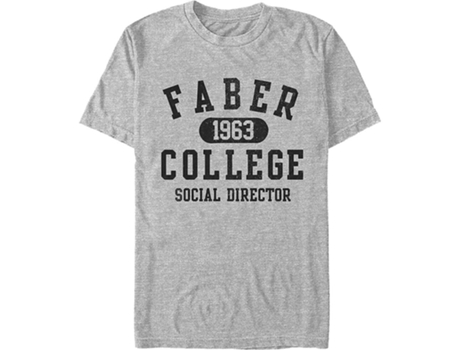 Camiseta ROCKINSTONE Faber College Social Director Animal House (M)