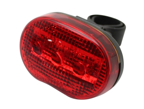 luz de bicicleta a pilas en la tija trasera con leds entregado con 2 pilas aaa MARWI 404
