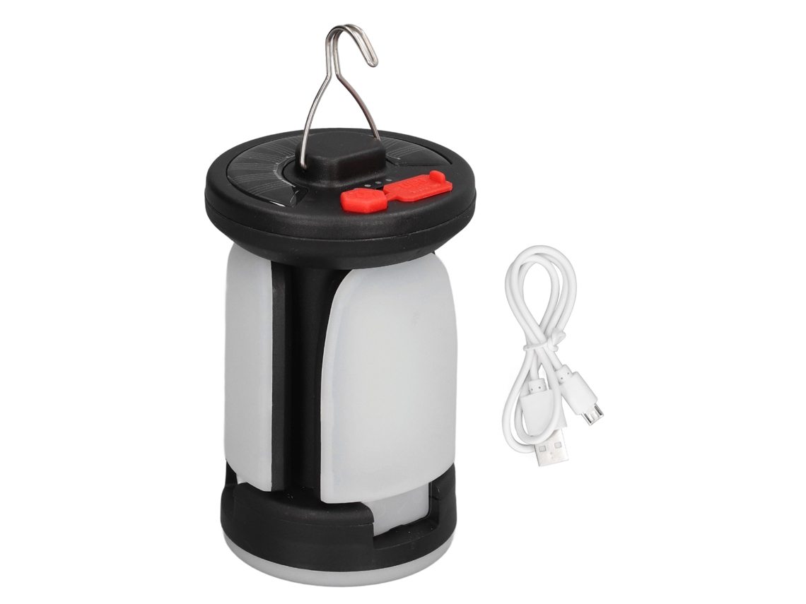 Yncm2026-linterna Solar Plegable De Camping 6 Velocidades Impermeable Con Salida Usb Para Emergencias Y Carga Portátil Led