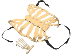 Pulsera De Esqueleto Dorado Para Halloween, Accesorio De Esqueleto Dorado Para Halloween
