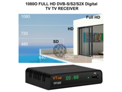 Receptor De Tv Digital Gtmedia V7 Hd Dvb-s/s2/s2x Decodificador 1080p Con Control Remoto