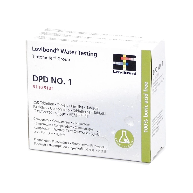 Recambios de reactivos para fotómetros - DPD Nº1 250 unidades LOVIBOND
