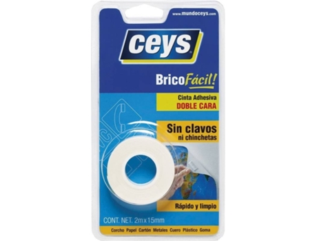 Cinta CEYS Bricofacil de doble cara