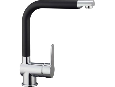 SCHÜTTE Grifo mezclador para fregadero RIO negro mate
