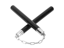 FNINIJEDE Nunchakus De Treinamento, Nunchakus De Borracha Sólida Com Movimento Giratório Suave, Leves, Resistentes E Duráveis Para Treinamento De Kung Fu