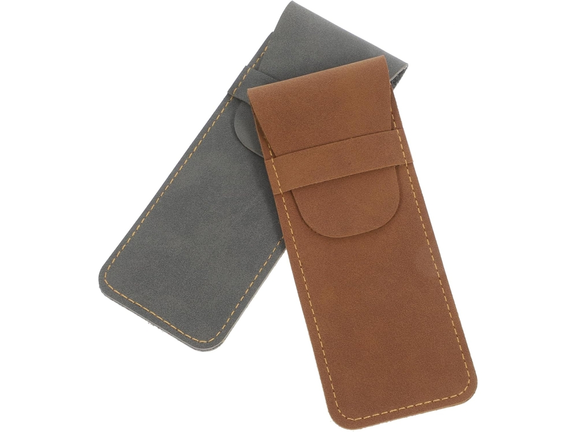 Juego De 2 Estuches Para Pluma Estilográfica Y Bolígrafo (2 Piezas X 2)