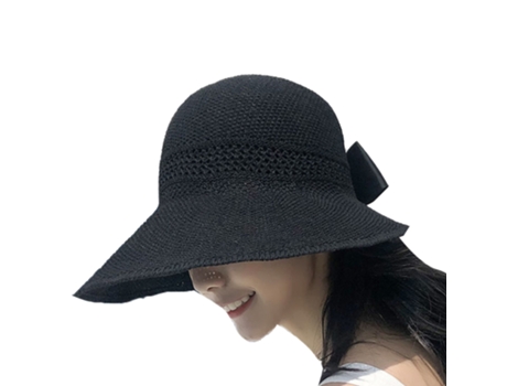 Sombrero Pescador Sombrero Parasol Hueco - Sombrero Rizado - Negro Sombrero Pescador Sombrero Parasol Hueco - Sombrero Rizado - Negro JEIIBRZUI