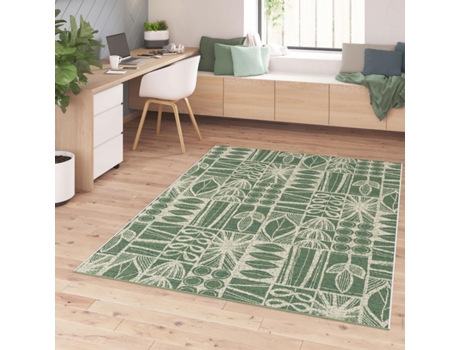 Alfombra exterior CASCADA Verde 160x230