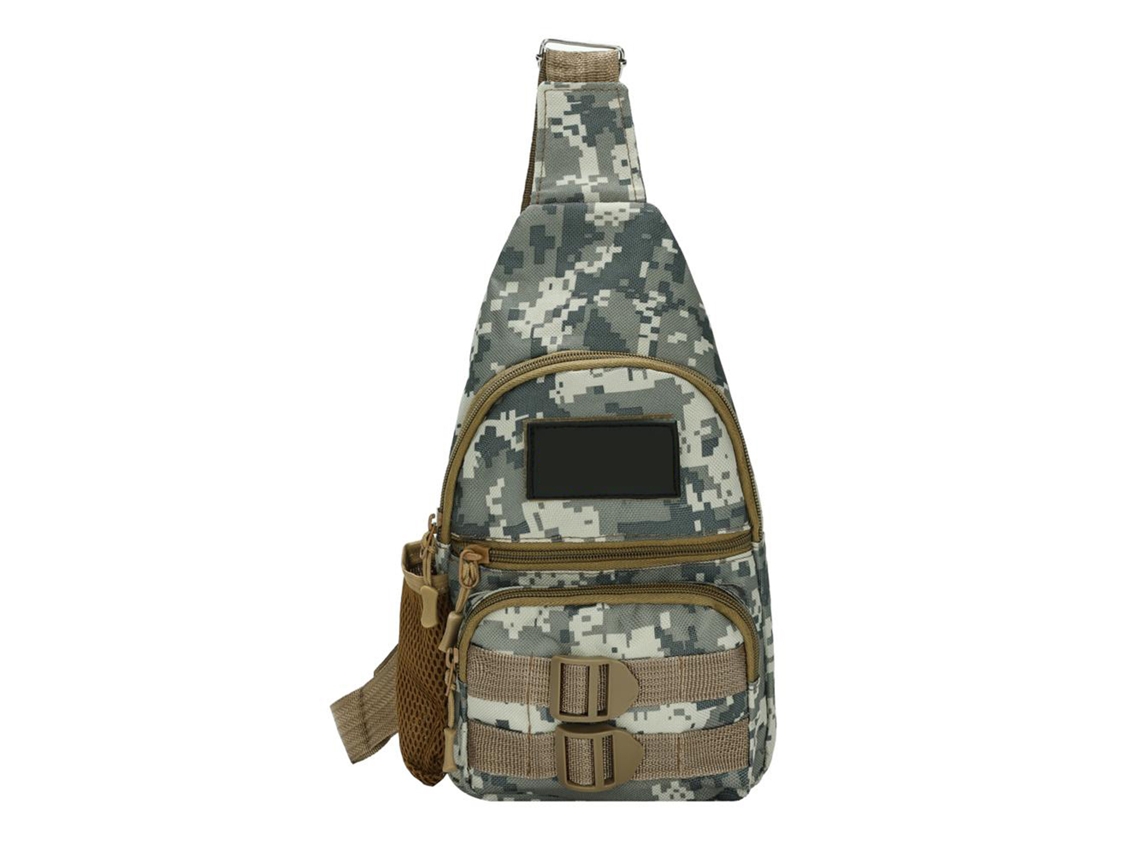 Riñonera De Camuflaje De Gran Capacidad Para Acampar, Hacer Senderismo Y Actividades Al Aire Libre.