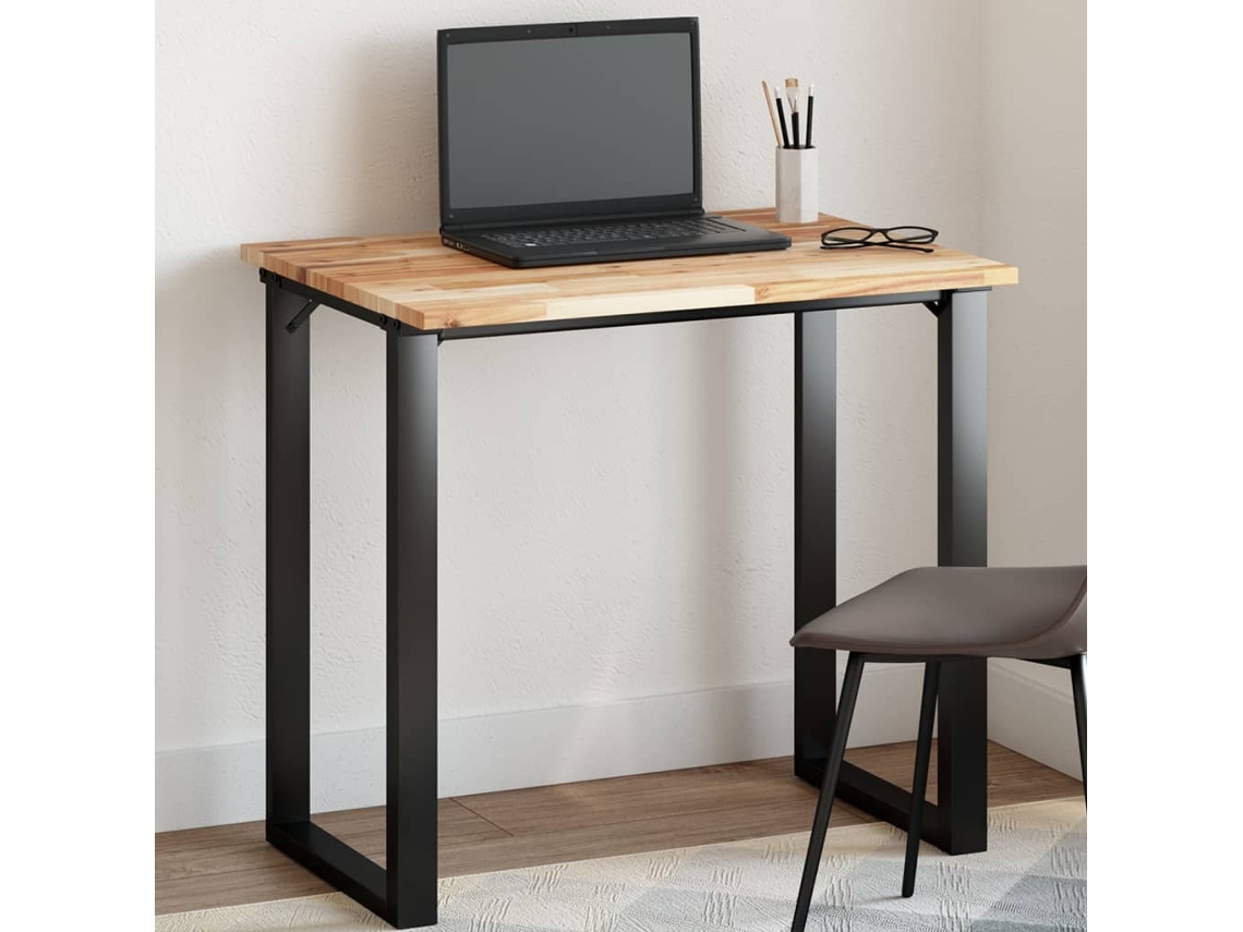 Tablero de mesa | Superficie de mesa rectangular de 100 x 60 x 2 cm, madera maciza de acacia Wsd813825 Lovely Home