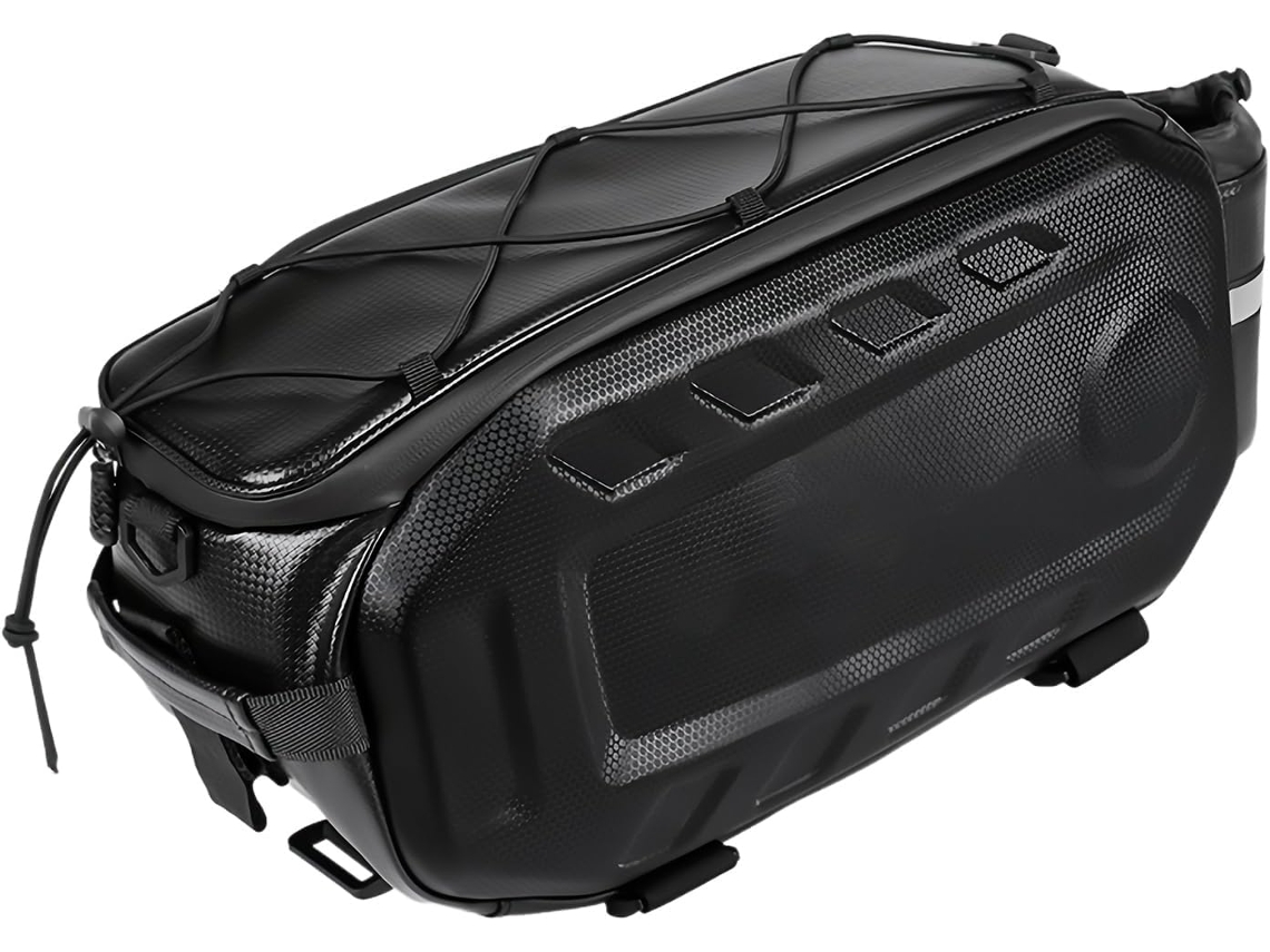 Bolsa para sillín de bicicleta con tiras reflectantes, 17 l, para deportes de montaña, Slowmoose