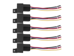 Relé automotriz de 5 pines (conexión estable, voltaje de 12 V)