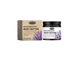 Crema corporal calmante con magnesio y lavanda.