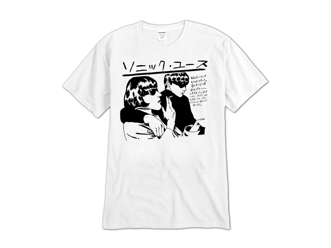 Sonic Youth Japanese Goo white T-shirt Rockinstone Unisex Adults Best Sellers Size:xxl