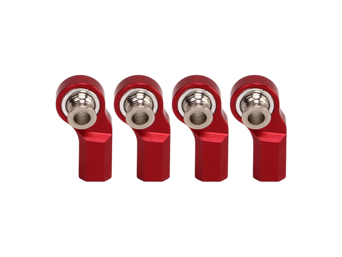 Piezas De Extremos De Varilla Para Coche Rc M3 De Aluminio Y Acero Para Modelo Axial Scx10 A Escala 1/10, Color Rojo.
