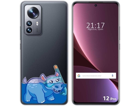 Carcasa para Xiaomi 12 Pro 5G TUMUNDOSMARTPHONE Dibujos Transparente Hipo Multicolor