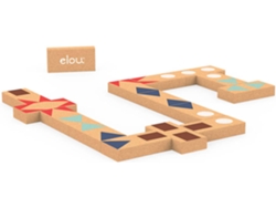 Juego Educativo ELOU Dominó de las Formas (Edad Mínima: 18 Meses - 21,5 x 7,5 x 14,5 cm)