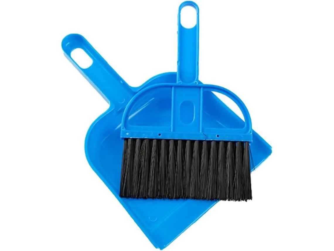 Set De Cepillo Y Pala Mini Linjou Plástico Portátil Para Limpieza De Jaulas De Animales Pequeños Cobaya Conejo Hamster