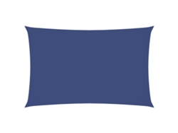 Parasol rectangular en tejido Oxford azul MAISON EXCLUSIVE 4x7 m
