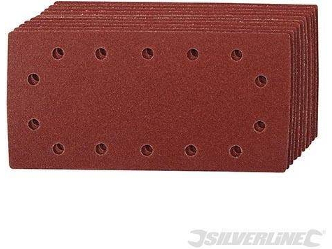 Conjunto de Hojas de Lija SILVERLINE 538991 - 10 piezas