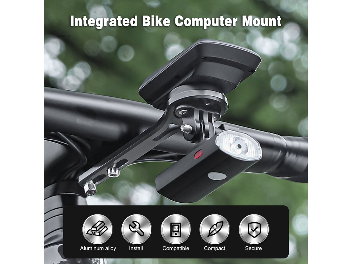 2026-soporte Para Computadora De Bicicleta Delantera Para Bicicletas De Carretera, Compatible Con Garmin, Wahoo, Bryton, Cateye, Gopro Y Linterna