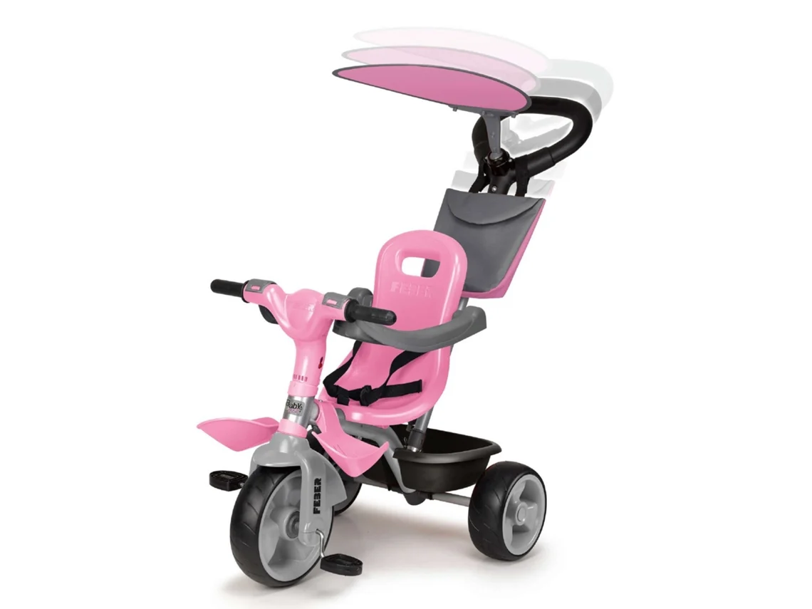 Triciclo FAMOSAFEBER Baby Plus Mmusic Rosa  (3 años)