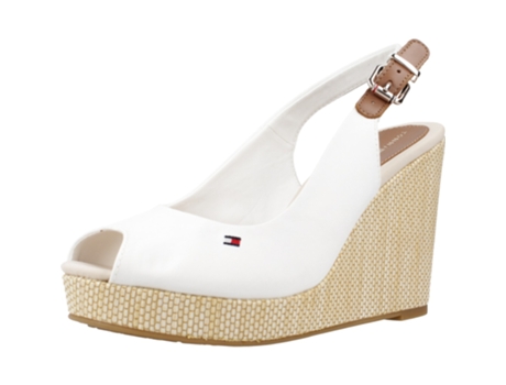 Zapatos de Mujer TOMMY HILFIGER Iconic Elena Sling Tecido Blanco (40)