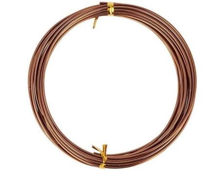 Alambre de Aluminio ARTEMIO (5 M x 1,5 mm - Bronce)