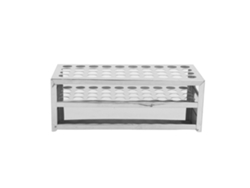 Suporte Aço Inoxidável Tubos Ensaio 40 Orifícios 15.5mm S/MARCA