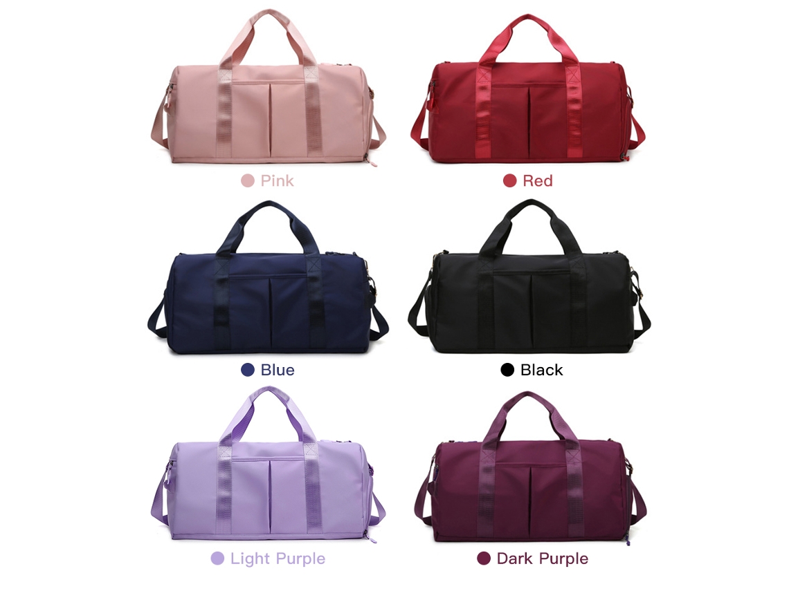 Bolsa De Gimnasio Con Compartimento Para Zapatos Y Separador De Ropa Seca/húmeda, Impermeable, Para Entrenamientos, Viajes, Deportes Y Yoga.