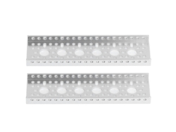 2026velora-2 Piezas de canal de aluminio en forma de U de 48x12 mm, resistente, accesorio de 3 lados para robot 3121-0006-0168