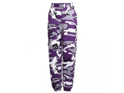 2026-pantalones Cargo Camuflaje Mujer Jogger Deportivos Baggy Con Bolsillos Algodón Tallas S-3xl 3xl Morado