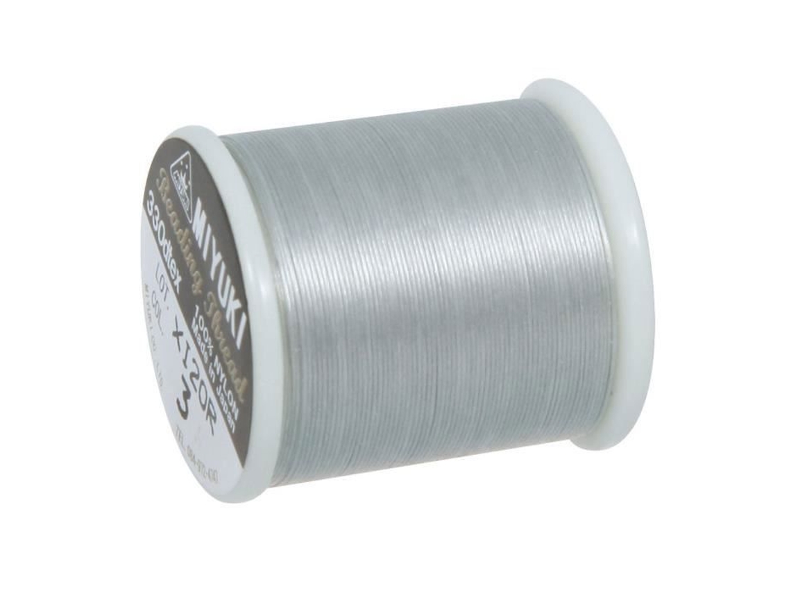 Hilo de cuentas/miuyki - Plata - 50 m - Rayher