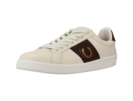 Zapatos de Hombre FRED PERRY Leatherbranded Piel Beige (41)
