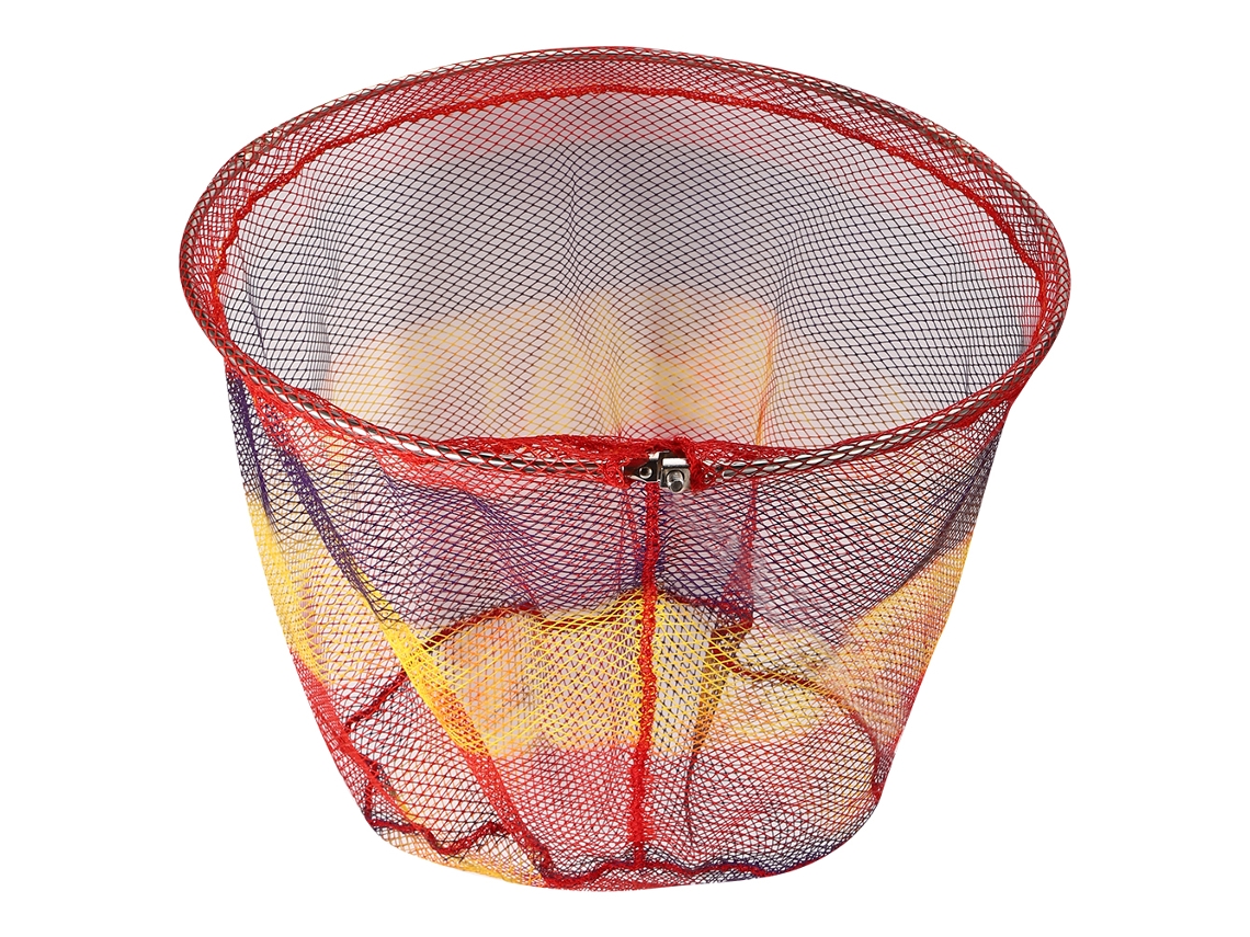 Red De Pesca Plegable Portátil De 50 Cm Con Abertura De Acero Inoxidable, Accesorio De Pesca Duradero Y Fácil De Transportar.