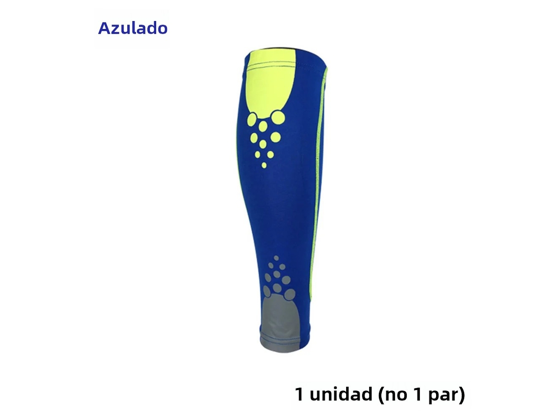 (azul L) Mangas De Compresión Deportivas Para Pantorrillas Para Correr Y Andar En Bicicleta