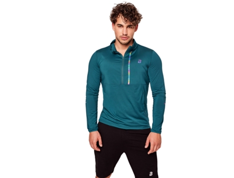 Camiseta de Hombre para Fitness BIOTECH USA Trevor Azul (XL)