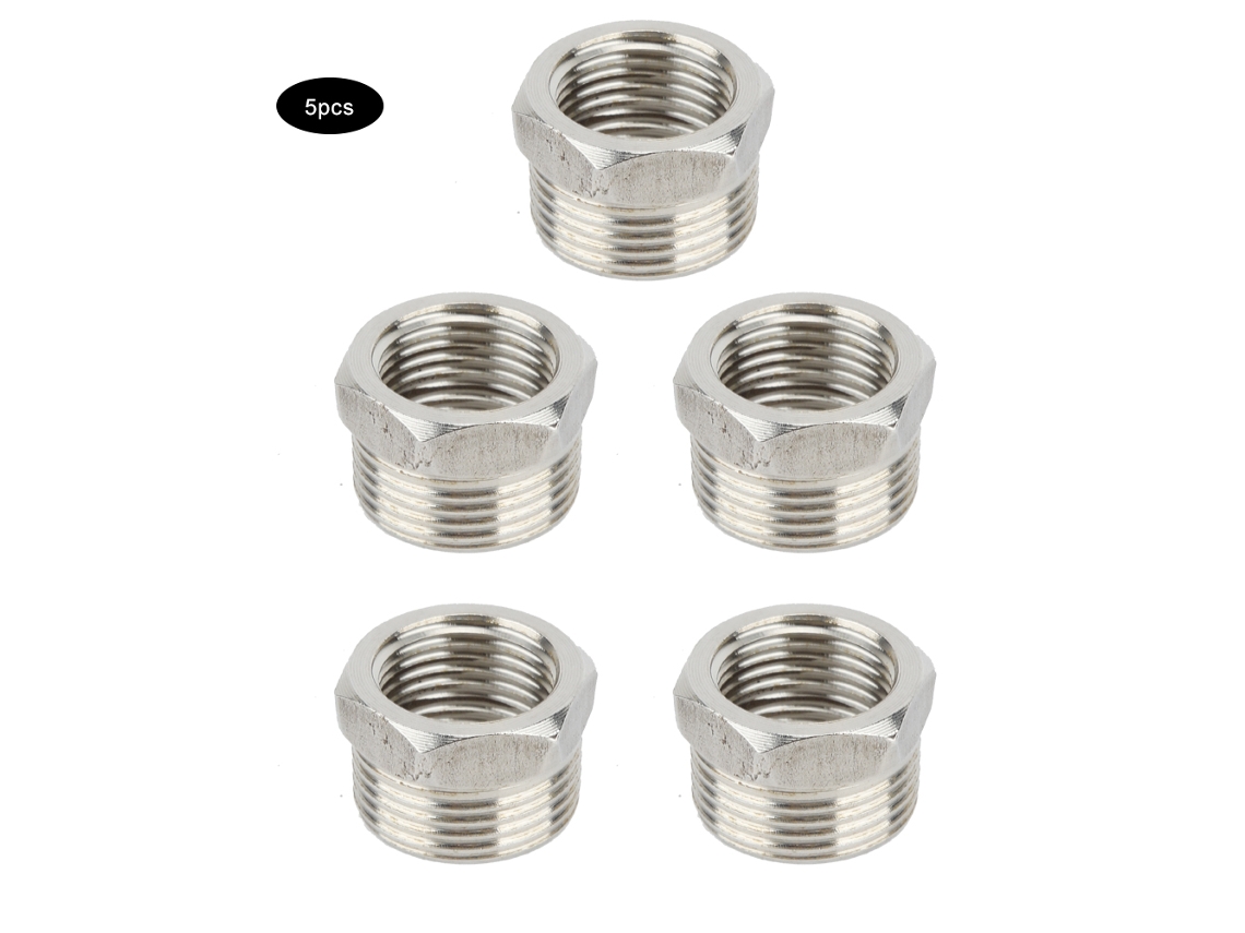 Conectores de tubería de acero inoxidable Adaptador para baño y cocina