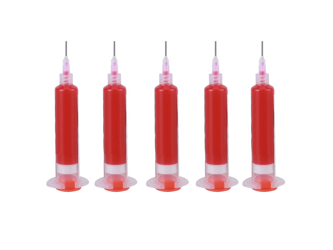 5 Unidades De Tinta Resistente A La Soldadura Curable Con Uv De 10 Cc Para Placas De Circuito Impreso (pcb) - Roja